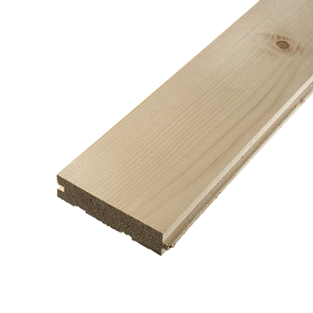 картинка Доска пола шпунтованная ель/сосна 35*145(135)*3000мм сорт В Киров от магазина Кубатура