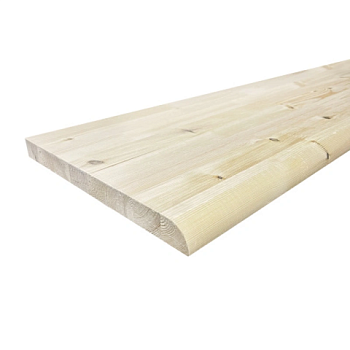 картинка Ступень 30*300*1000мм Ель/Сосна сорт АВ сращенная (с фаской) от магазина Кубатура