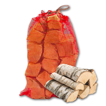 картинка Дрова Березовые 100% СУХИЕ камерной сушки (8кг/мешок) от магазина Кубатура